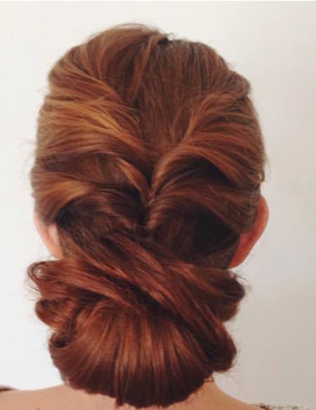 twisted sister low bun updos for curly hair