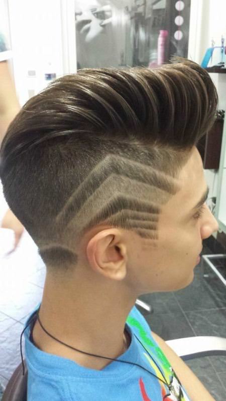 undercut with design hairstyles for men