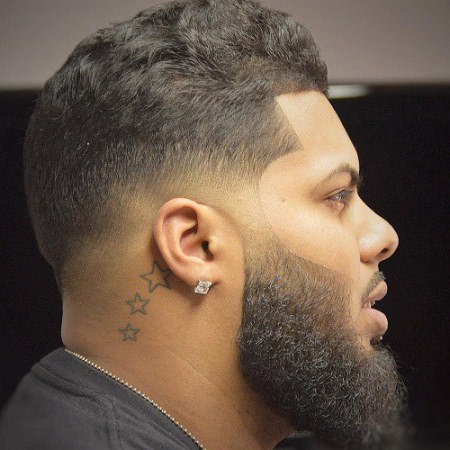 wavy low fade curly hairstyles for black men