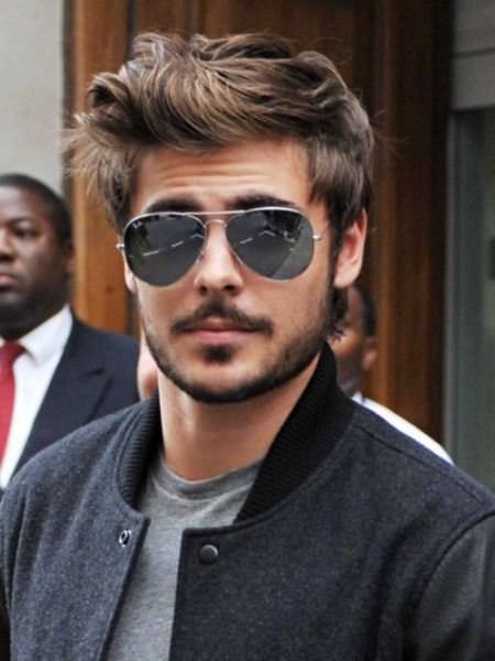 whimsical wavy hairstyle Zac Efron Hairstyles