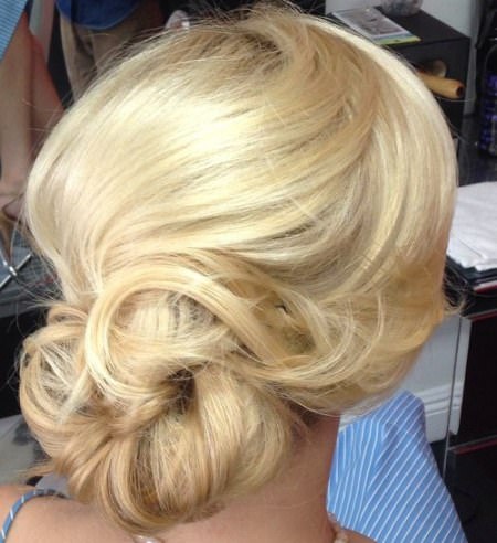 wispy and whimsical chignon buns