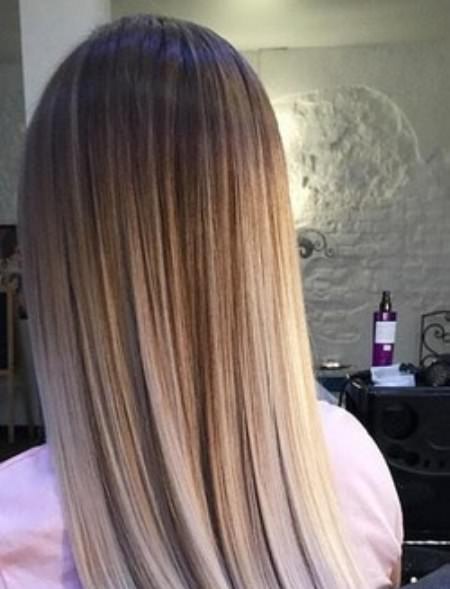 Blunt Haircut For Straight Hair And Ombre soft ombre hairstyles