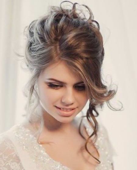 Dressed Down Drama wedding hair updos for elegant brides