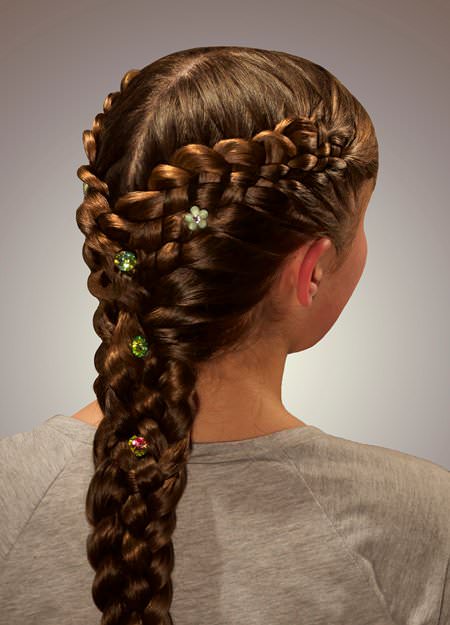 Fantastical French Braid french braid ponytails