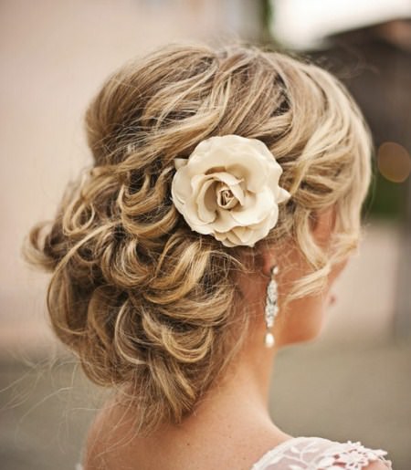 Gorgeous waved updo updos for women