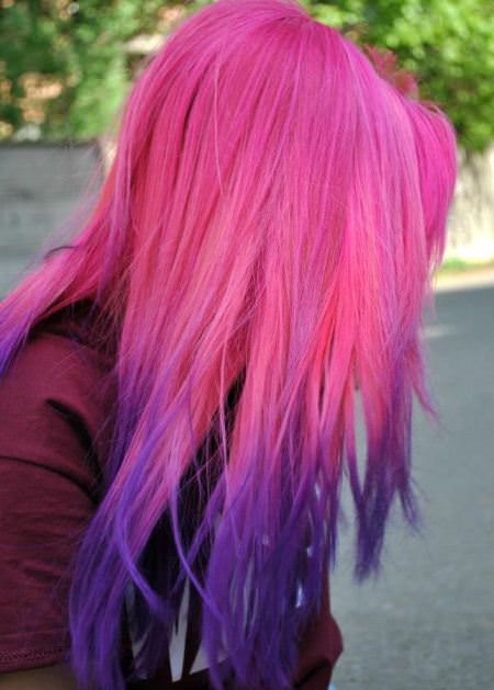 Magnetic pink purple ombre pink ombre hairstyles