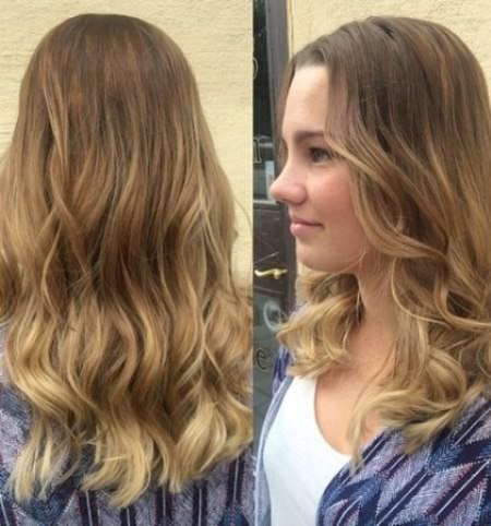 Medium Length And Soft Color Fade soft ombre hairstyles