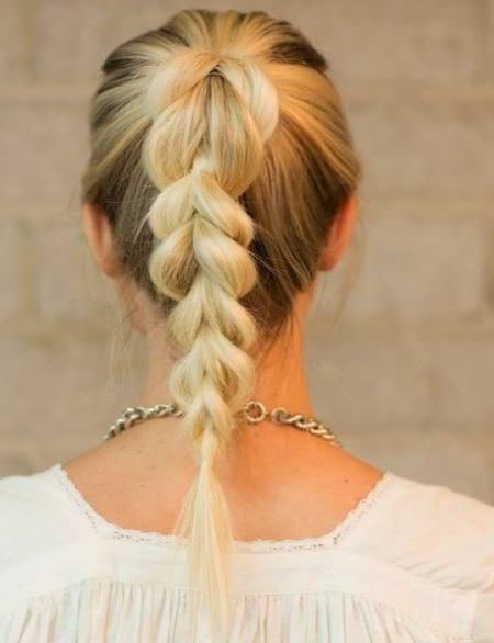 Pull through braid braided hairstyles