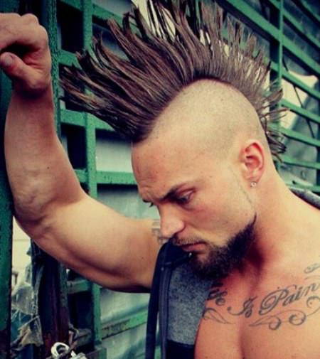 Real shaved mohawk hairstyles for men