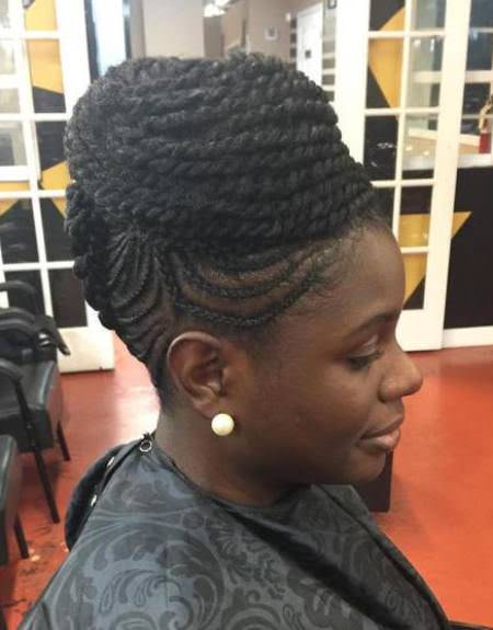 Regal twist Natural African Hairstyles for any Hair Length