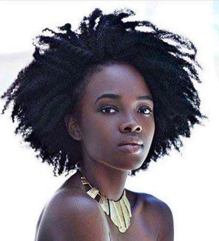 Short and thick Natural African Hairstyles for any Hair Length
