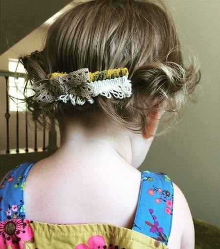Simple updos for shorter hair toddler girl hairstyles
