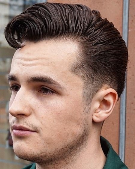 Slick retro waves hairstyles for men with thick hair