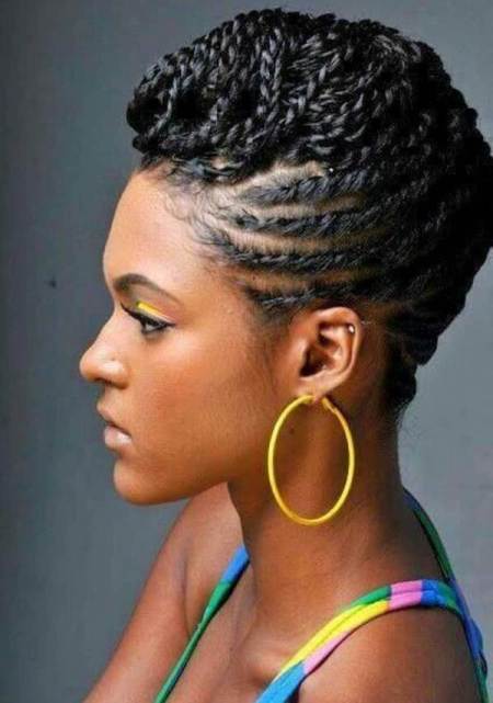 Twisted Black Hairstyle Natural African Hairstyles for any Hair Length