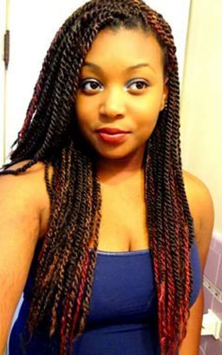 Twisted Ombre hairstyle Natural African Hairstyles for any Hair Length