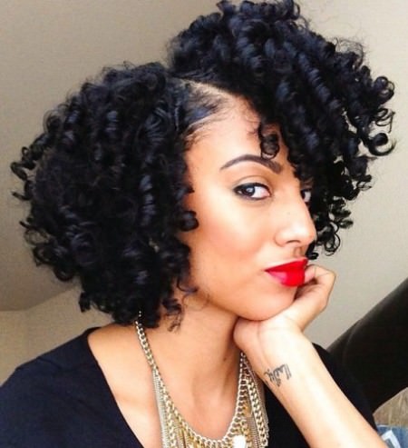 Twisted bob Natural African Hairstyles for any Hair Length