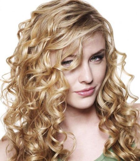 blonde spiral perm hairstyles