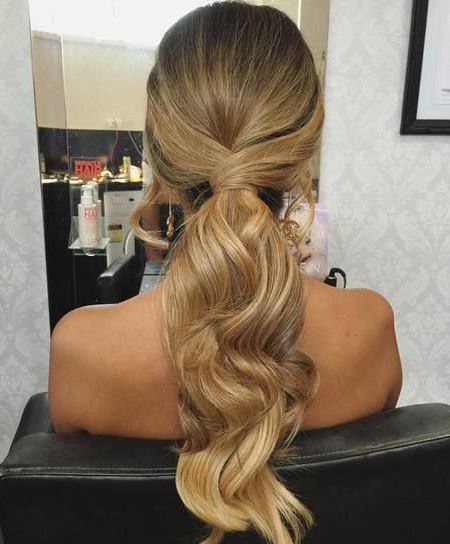 curled up messy ponytail messy ponytail hairstyles