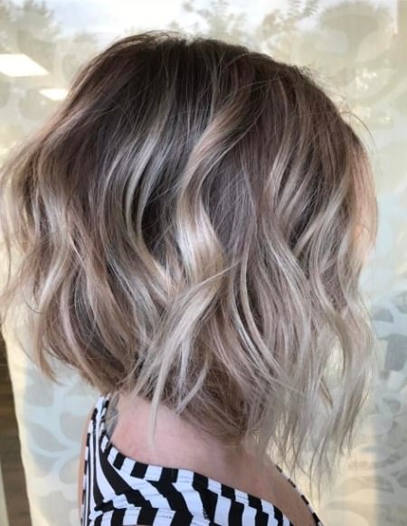 curly highlighted bob blonde bobs for women