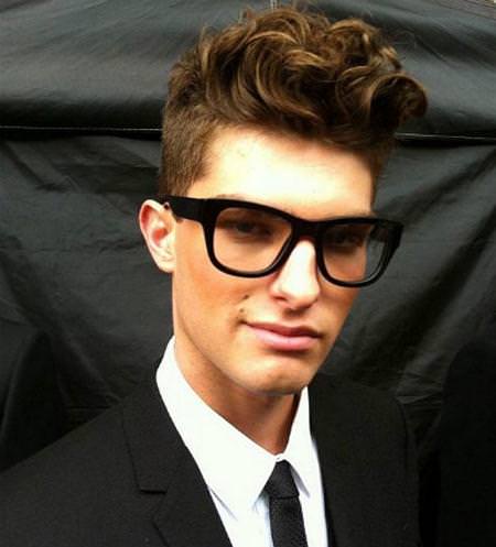 curly pompadour hairstyles for men