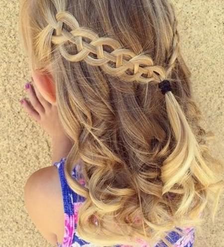 cute chain braid toddler girl hairstyles