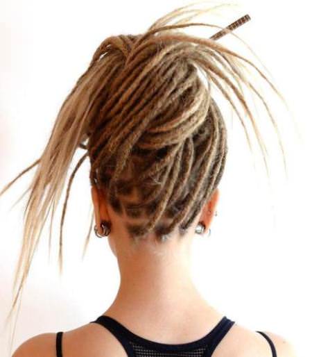 dreadlock updo with extensions dread locks for women 