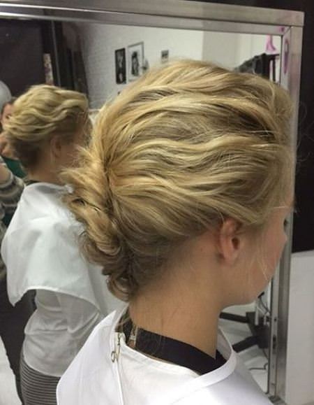 easy twist with shorter wavy hair french twist updos