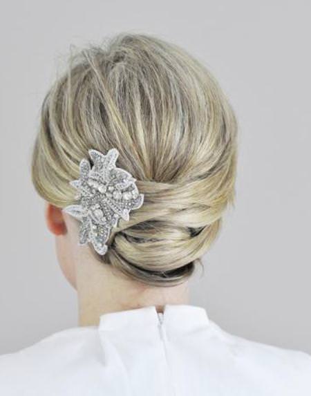 easy wrapped updos for women