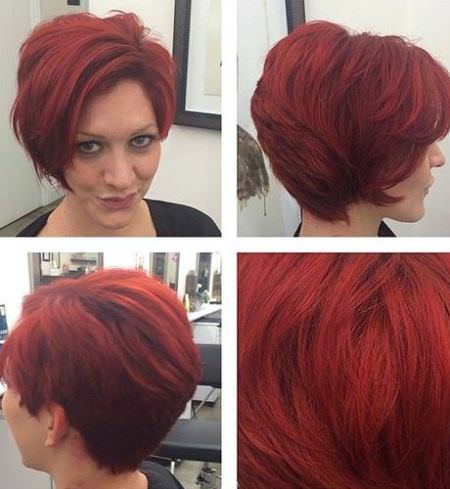 flamming hot pixie for thick hair long pixie hairstyles