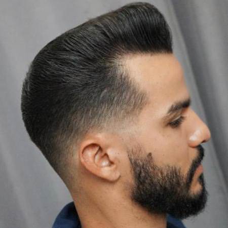 flat pompadour hairstyles for men