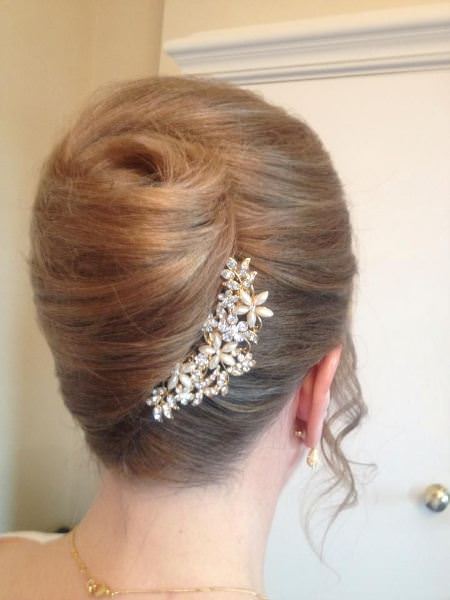 french twists ideas for brides