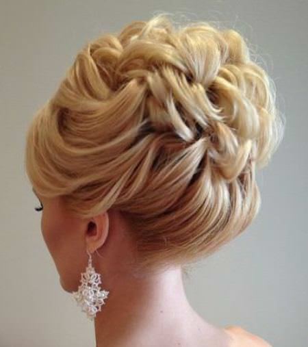 gorgeous blonde wedding hair updos for elegant brides