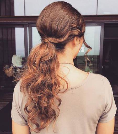lively and low ponytail messy ponytail hairstyles