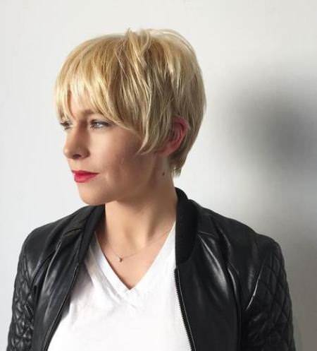 con the fringe cut long pixie hairstyles