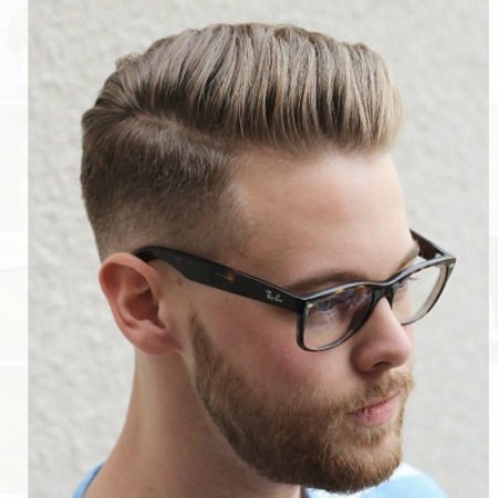 short and sweet pompadour hairstyles