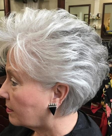 short silver waves different hairstyles for gray hair