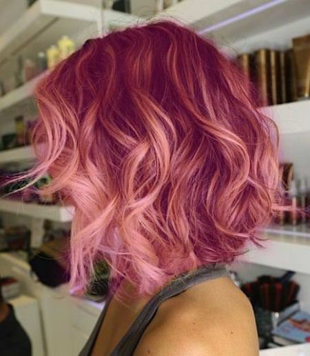 short sweet and subtle ombre pink ombre hairstyles