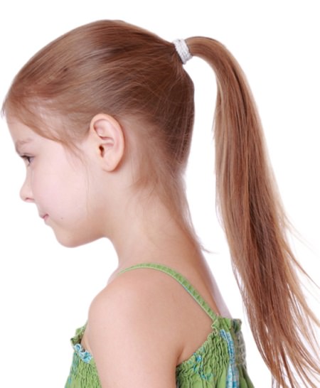 sleek high ponytail baby girl hairstyles
