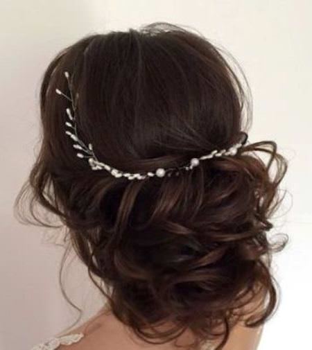 soft wedding updo with headband wedding hair updos for elegant brides