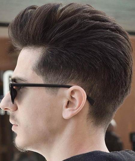 the pompadour men's cut hairstyles for men with thick hair