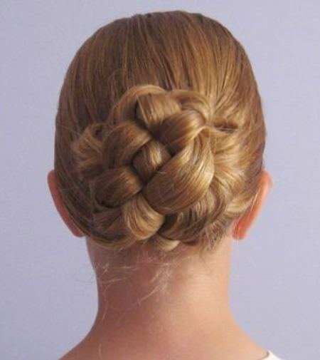 three strands braid bun braided bun hairstyles