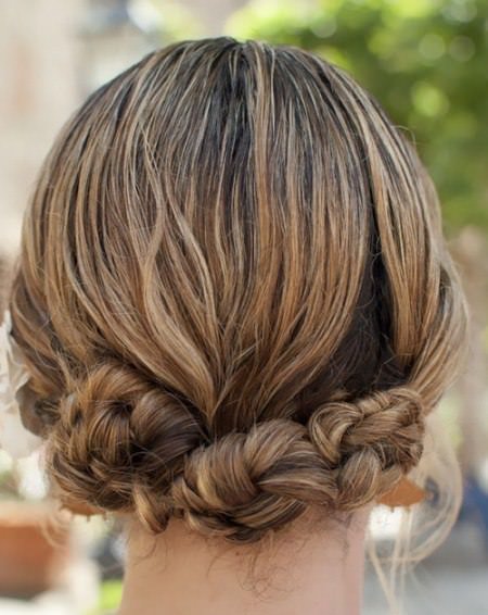 twist knot updos for long hair