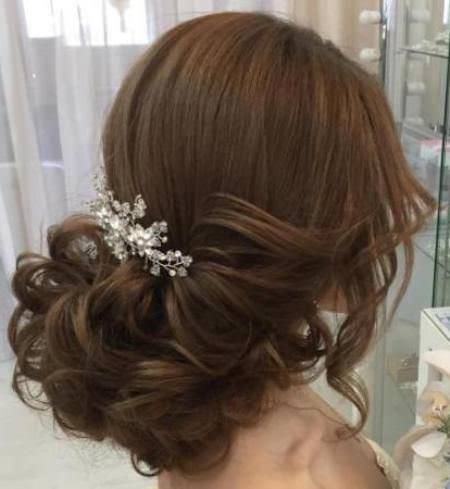 voluminous side wedding updo wedding hair updos for elegant brides