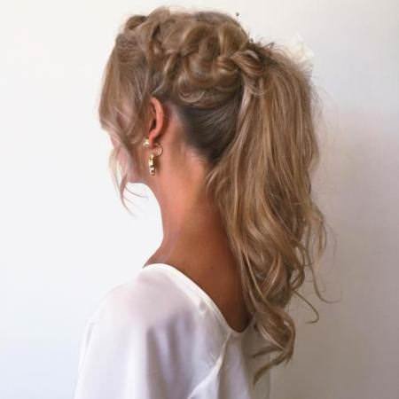 Braid and ponytail iconic braid hairstyles
