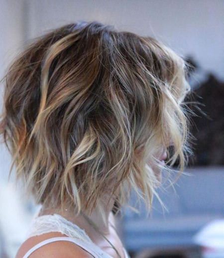 Light shaggy hair with dark roots short blonde hairstyles and haircuts