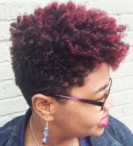 Short and chic Natural hairstyles for African American women