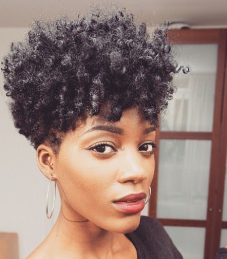 Sky high curls Natural hairstyles for African American women