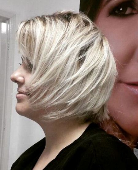 Wind blown bob short blonde hairstyles and haircuts