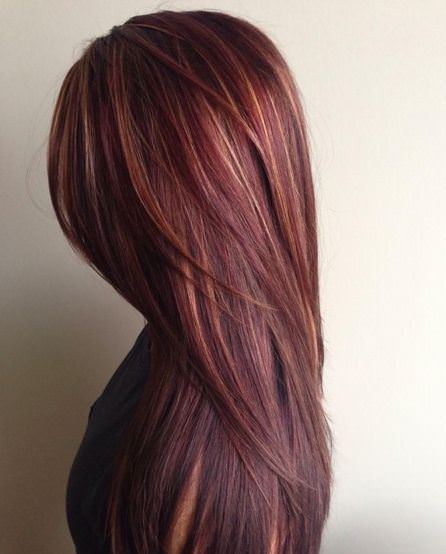 chocolate red hairstyle shades of red hair for women