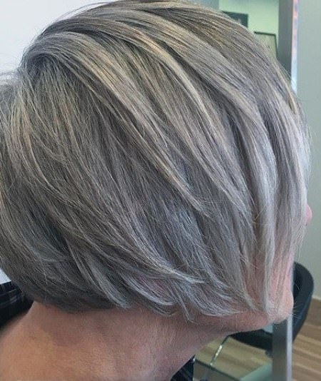 modern layered cut hairstyles and haircuts for women over 70